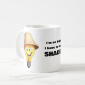私は非常に明るい私は衣服シェード コーヒーマグカップ (正面左)