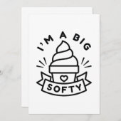 私は非常に柔らかい サンキューカード (正面/裏面)