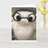 私は非常に楽しいクリスマスを持っている*非常にノジーである カード (黄色い花)