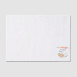 私は非常に気難しい：バニーハギングニンジン枕 薄葉紙