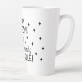 私は非常に熱狂する不安定ではない カフェラテマグ (右)