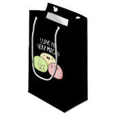 私は非常に餅の食べおもしろい物プンダークBG スモールペーパーバッグ (正面アングル)