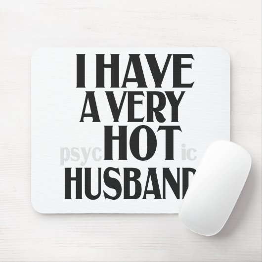 私は非常にPSychoticの夫の妻を持っおもしろいてい結婚したる マウスパッド (マウス)