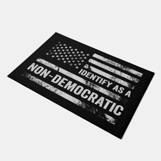 私は非民主的なアメリカ国旗の贈り物として識別する ドアマット (アングル)