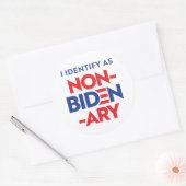 私は非Bidenaryとして識別する ラウンドシール (封筒)