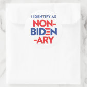 私は非Bidenaryとして識別する ラウンドシール (バッグ)