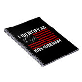 私は非Bidenaryバイデン氏トランプ2024おもしろいとして識別する ノートブック (右側)