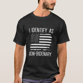 私は非Bidenary、アンチバイデン氏Tシャツとして識別 Tシャツ