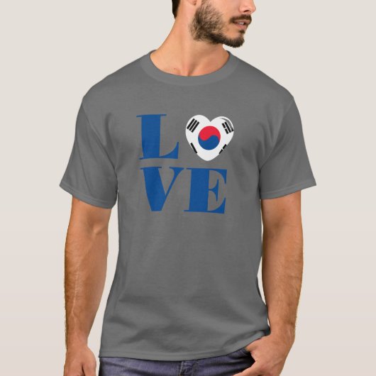 私は韓国が大好きだ Tシャツ (正面)