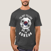 私は韓国語で叫んではいない Tシャツ (正面)