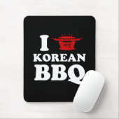 私は韓国風焼肉(고기구이)が大好き マウスパッド (マウス)