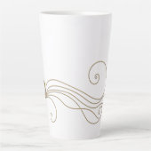 私は音楽が大好きだ カフェラテマグ (正面)