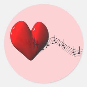 私は音楽が大好きだ ラウンドシール