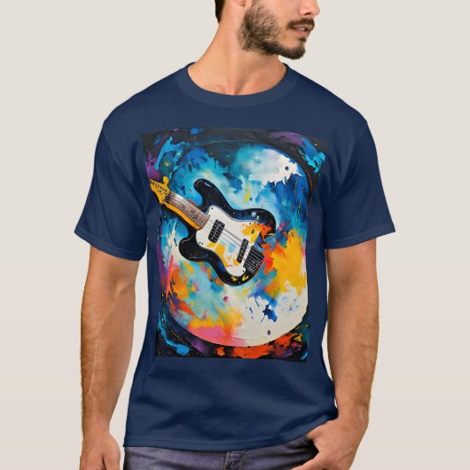 私は音楽が大好きだ Tシャツ (正面)