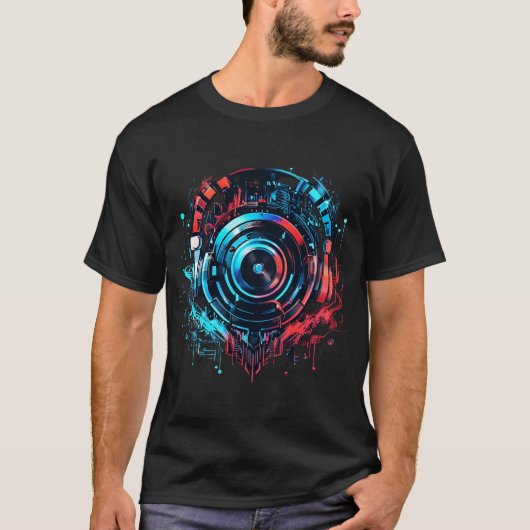 私は音楽が大好きだ Tシャツ (正面)