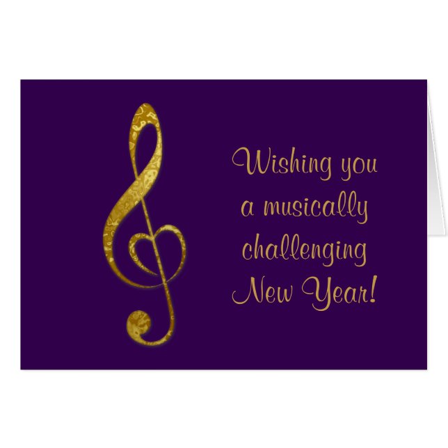 私は音楽が大好き – カード (正面横)