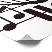 私は音楽が大好き ポスター (角)