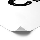 私は音楽の雲の天気予報おもしろいが好きだ ポスター (角)