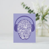 私は音楽はがきが大好きだ ポストカード (スタンド正面)