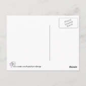 私は音楽はがきが大好きだ ポストカード (裏面)