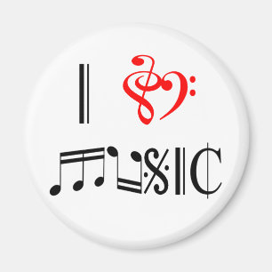 私は音楽を愛します マグネット