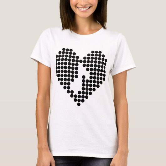 私は音楽を愛します Tシャツ (正面)