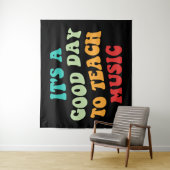 私は音楽を楽しむのに良教えい日だ タペストリー (インサイチュ)