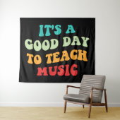 私は音楽を楽しむのに良教えい日だ タペストリー (インサイチュ(横))