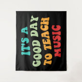 私は音楽を楽しむのに良教えい日だ タペストリー (正面)