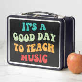 私は音楽を楽しむのに良教えい日だ メタルランチボックス (インサイチュ)