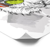 私は音楽ライオンが大好き ポスター (角)