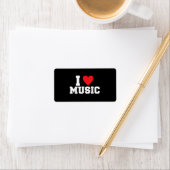 私は音楽好きが大好き ラベル (インサイチュ)