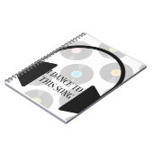 私は音楽的にこの曲に合わせて踊る ノートブック (左側)