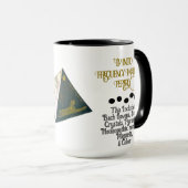 私は頻度医学タイポグラフィ マグカップ (正面右)