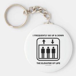私は頻繁にエレベーターを上下する キーホルダー