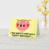 私は頼あなたに"HAPPY ... カード (黄色い花)