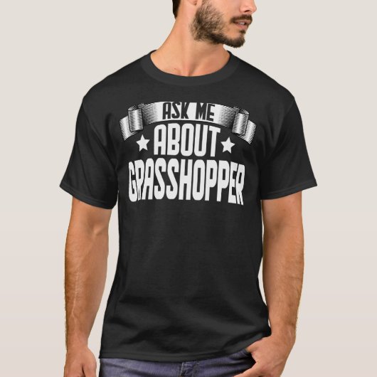私は頼バッタについて Tシャツ (正面)