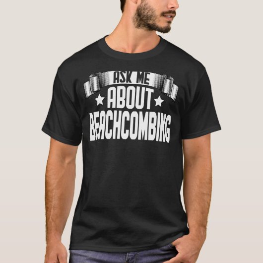 私は頼ビーチコームビーコンビンについて Tシャツ (正面)