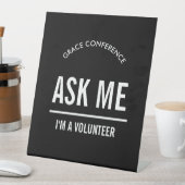 私は頼ボランティだ 台座サイン (インサイチュ)