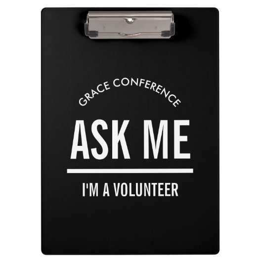 私は頼ボランティアだ クリップボード (正面)