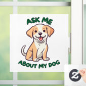 私は頼犬の窓が引っかかっている ウィンドウサイン (ホーム)