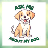 私は頼犬の窓が引っかかっている ウィンドウサイン (シート3)