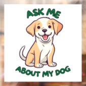 私は頼犬の窓が引っかかっている ウィンドウサイン (シート2)