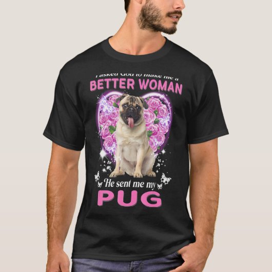 私は頼神より良い女性にしてくれたM Tシャツ (正面)