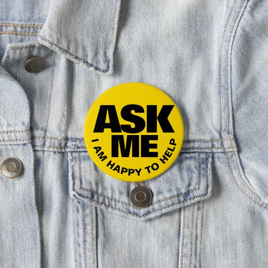 私は頼黄色の黒いバ救済ッドが嬉しい 缶バッジ (インサイチュ)