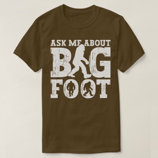私は頼Bigfoot Bigfootサスカッチ信者viについて Tシャツ (デザイン正面)