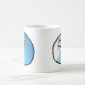 私は顔ありました コーヒーマグカップ (中央)