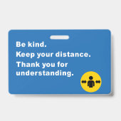 私は顔のカバーを外す バッジ (裏面)