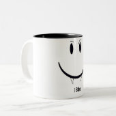 私は顔をかみます ツートーンマグカップ (正面左)