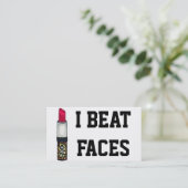 私は顔を打ちました 名刺 (スタンド正面)